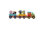 Houten speelgoed - Johntoy Woezel & Pip - Wooden Train Set with Figures - 80178
