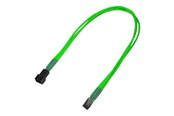 Voedingskabel (extern) - Nanoxia - fan power extension cable - 3 PIN internal power to 3 PIN internal power - 30 cm - NX3PV3ENG