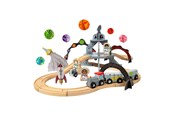 Houten speelgoed - Bigjigs Wooden Space Train Set - 40 pcs. - BJT614