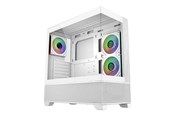 Case - Cooler Master Elite 690 Wood - Case - Tower - Wit - E690-WHNN-S00