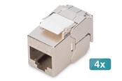 Accessoires - DIGITUS CAT 6A Compact Keystone Module (4-Pack) - DN-93615-S-4