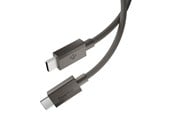 USB-kabel - Spigen Essential USB-C to USB-C 60W Fabric Cable - 1.5m - Gunmetal - ACA10418