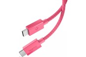 USB-kabel - Spigen Essential USB-C to USB-C 60W Cable - 100cm - Pink - ACA10414