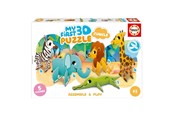 Puzzels - Educa 3D Puzzle Kids Baby Jungle 3D Puzzels - 20432