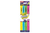 Creatief spelen - Crayola Clicks Retractable Highlighters 4 Pcs - 58-8390