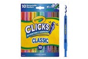 Creatief spelen - Crayola Clicks Retractable Markers 10 Pcs - 58-8379