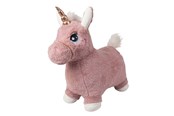 Creatief spelen - Krea Hop And Bounce Plush Unicorn Rose Col. - 36-2051
