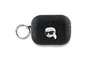 Mobiel - Overige accessoires - Karl Lagerfeld Monogram Karl Head case for AirPods Pro 2 - black - 3666339283667