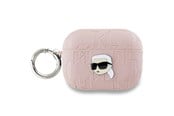Mobiel - Overige accessoires - Karl Lagerfeld Monogram Karl Head case for AirPods Pro 2 - pink - 3666339283780