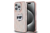 Mobiel - Covers & Cases - Karl Lagerfeld IML Choupette Head & Monogram case for iPhone 13 Pro / 13 - pink - 3666339286088