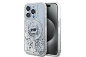 Mobiel - Covers & Cases - Karl Lagerfeld Liquid Glitter Choupette Head MagSafe case for iPhone 15 Pro - transparent - 3666339285746
