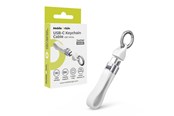 USB-kabel - Mobile Origin CB17 240W 40Gbps 8K USB-C Keychain Cable - White - MO-UK-CB17-WHT