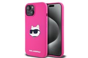 Mobiel - Covers & Cases - Karl Lagerfeld Silicone Choupette Head MagSafe Case for iPhone 15 Plus / 14 Plus - Pink - 3666339257415