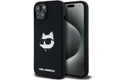 Mobiel - Covers & Cases - Karl Lagerfeld Silicone Choupette Head MagSafe Case for iPhone 15 Plus / 14 Plus - Black - 3666339257279