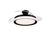 Lampen - Philips Bliss DC Fan ceiling 28W+35W TW Black - 929004749701