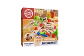 Houten speelgoed - Heros FSC® Constructor – Accessoireset, 75 stuks - HE0027