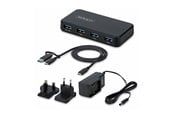 USB hub - StarTech.com Startech - hub - 4 ports USB hub - 4 - USB 3.2 - Zwart - ST4300USB3V2-UE