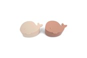 Speelgoed voor baby's - Filibabba Set of 2 silicone mini snackboxes - Christian the - FI-03333