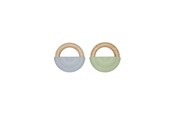 Speelgoed voor baby's - OYOY MINI Regnbågsbitring - 2-pack - M107541