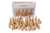 Houten speelgoed - Creativ Company Wooden Shapes 5-8cm - 90 pcs. - 544184