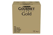 Katten - PURINA NESTLE GOURMET GOLD Mus Mix 4 Flavors - wet cat food - 96x85g - 7613038519326