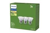 Armaturen & Lampen - Philips LED spot Ultra Efficient 2,1W/827 (50W) 36° 3-pack GU10 - 929003634693