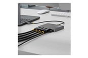 Docking station - StarTech.com Startech - docking station - USB-C / Displayport - 4 x DP - TAA Compliant - QUAD-USB-DP-ADAPT