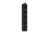 Voedingskabel (extern) - Lanberg - power strip - 2500 watt - PS0-05F-0300-BK
