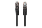 Netwerk - kabel - Lanberg patch cable - 2 m - black RAL 9004 - Zwart - PCF6-20CC-0200-BK