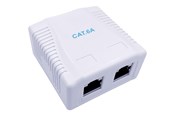Accessoires - Gembird Cablexpert network surface mount box - NCAC-2F6A-01