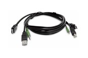 Beelscherm- en tv-kabel - StarTech.com Startech adapter cable - TAA Compliant - 3 m - SKHDMMKVM-10-TAA