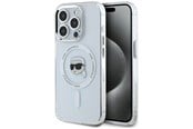 Mobiel - Covers & Cases - Karl Lagerfeld IML Metal Karl Head MagSafe Case for iPhone 15 Pro Max White - 3666339284077