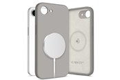 Mobiel - Covers & Cases - Tech-Protect Silicone MagSafe Case for iPhone 16e / 17e - Gray - 5906302392766