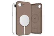 Mobiel - Covers & Cases - Tech-Protect Silicone MagSafe Case for iPhone 16e / 17e - Brown - 5906302392780