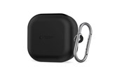 Mobiel - Covers & Cases - Tech-Protect Silicone Hook Case for Samsung Galaxy Buds 4 / 4 Pro - Black - 5906302392865