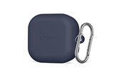Mobiel - Covers & Cases - Tech-Protect Silicone Hook Case for Samsung Galaxy Buds 4 / 4 Pro - Navy Blue - 5906302392889