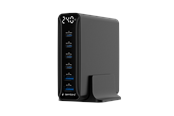 Mobiel - Adapters & Opladers - Gembird 6-port 240 W GaN USB fast charger black - TA-UC-2A4C-PD240-01-BK
