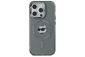 Mobiel - Covers & Cases - Karl Lagerfeld KLHMP15XHLSCHK iPhone 15 Pro Max 6.7" black/black hardcase IML Metal Choupette Head MagSafe - 3666339284633
