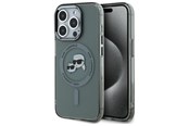 Mobiel - Covers & Cases - Karl Lagerfeld KLHMP15XHLSKCK iPhone 15 Pro Max 6.7" black/black hardcase IML Metal Karl&Choupette Head MagSafe - 3666339284770