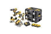 Gereedschap - Dewalt DCK500P3T-QW 11-piece power tool set - DCK500P3T-QW