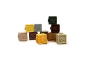 Speelgoed voor baby's - Edushape Klodser Boho Chic 10 stk m/tal & former - 19051