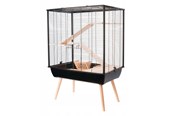 Knaagdieren - Zolux Cage Neo Cozy Large Rodents H80 black color - 3336022056204