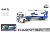 Speelgoedauto - Masen Transportbil m/lys lyd & helikopter - 22106