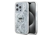 Mobiel - Covers & Cases - Karl Lagerfeld Liquid Glitter Karl Head MagSafe case for iPhone 15 Pro Max - transparent - 3666339285616