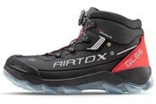 Veiligheidsuitrusting & Werkkleding - AIRTOX GL66 veiligheidslaars, lichtgewicht, Whitelayer spijkerbescherming, PRO smart lacing, zwart/rood - Maat 40 - GL66_40