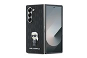 Mobiel - Covers & Cases - Karl Lagerfeld Saffiano Ikonik Pin Case for Samsung Galaxy Z Fold 6 - Black - 3666339322588