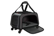 Honden - Zolux Nomad – huisdiertransporttas op wielen voor honden en katten – 47×32×27 cm - 3336024030776