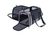 Honden - Zolux NOMAD M dog and cat carrier with extra space 44 × 28 × 28 cm - 3336024030806