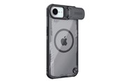 Mobiel - Covers & Cases - Nillkin Iceblade Prop Magnetic Case with Lens Cover and Stand for iPhone 16e - Black - 6902048296367