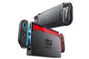 Mobiel - Covers & Cases - SUPCASE Crystal Case for Nintendo Switch 2 - Clear and Black - 843439157392